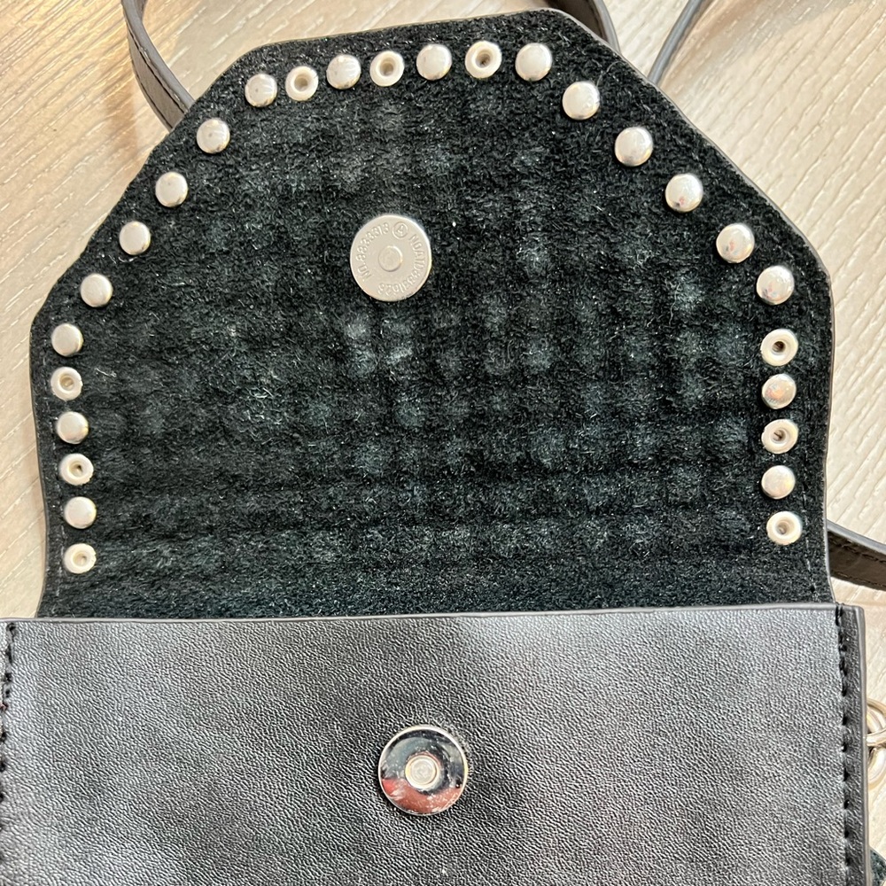 Leather Studded and Crystal Crossbody - Picture 4 of 5